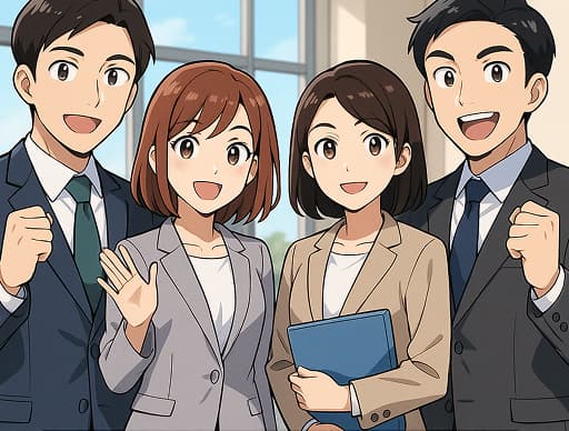 採用担当の人達